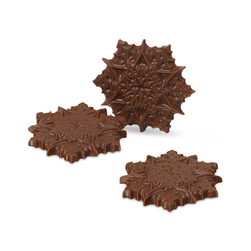 Silver Christmas Tree Chocolate Decoration