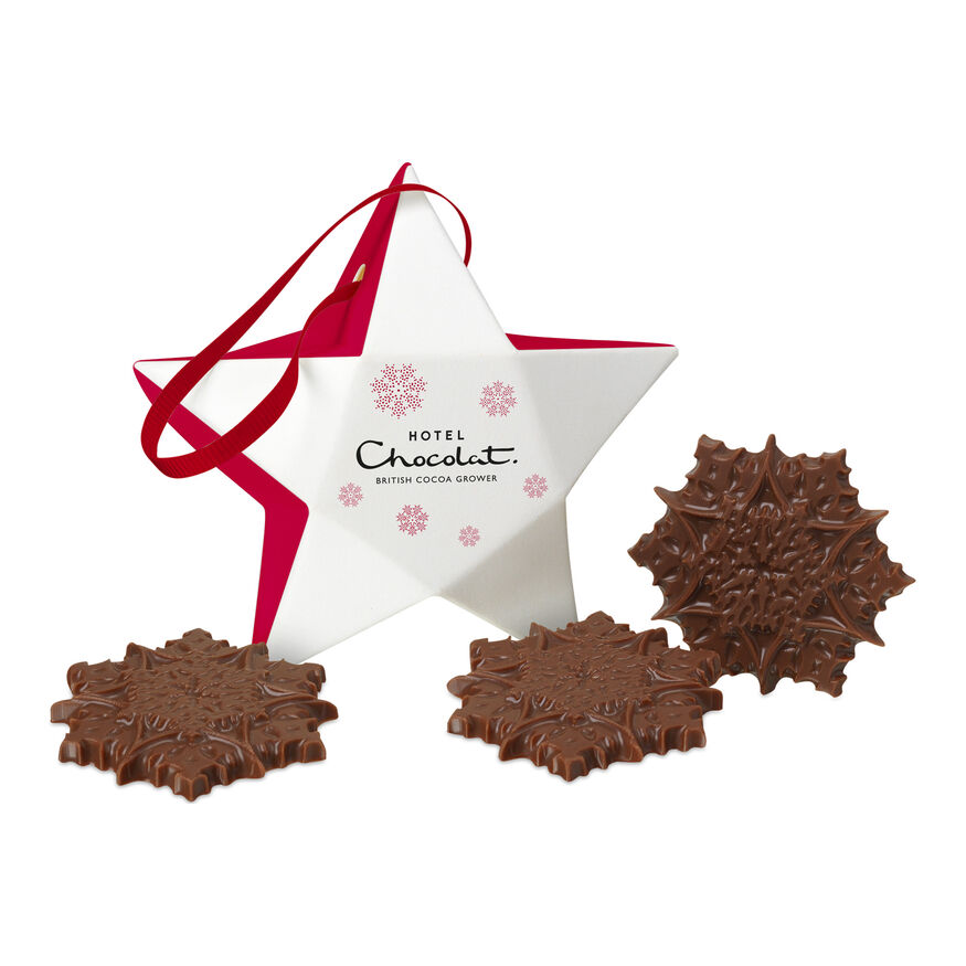 Red Christmas Tree Chocolate Decorations