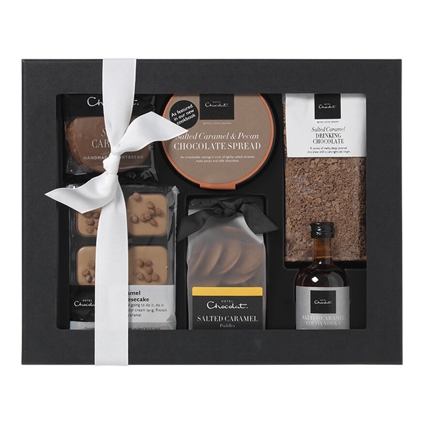 Salted Caramel Chocolate Hamper by Hotel Chocolat