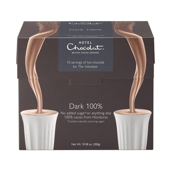 100% Dark Hot Chocolate Sachets, , hi-res