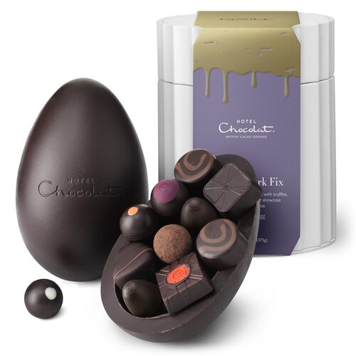 Dark Chocolate Easter Egg Extra Thick Hotel Chocolat
