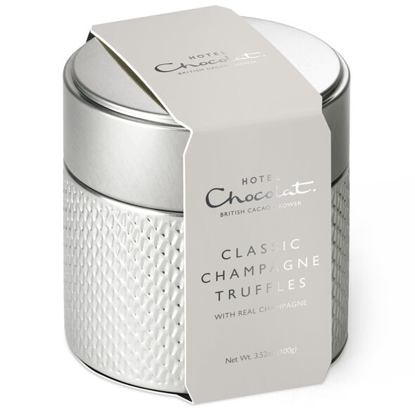 Classic Champagne Truffle Tin, , hi-res