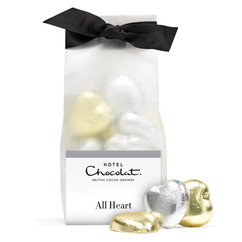 Chocolate Foil Hearts, , hi-res