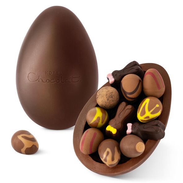 ExtraThick Easter Egg Exquisitely Nutty Hotel Chocolat