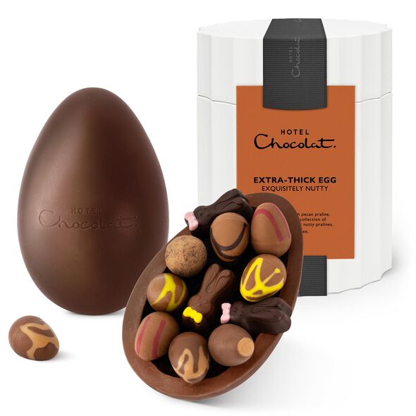 Extra-Thick Easter Egg &ndash; Exquisitely Nutty, , hi-res