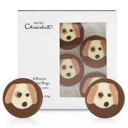 A Dozen Chocolate Dapper Dogs, , hi-res