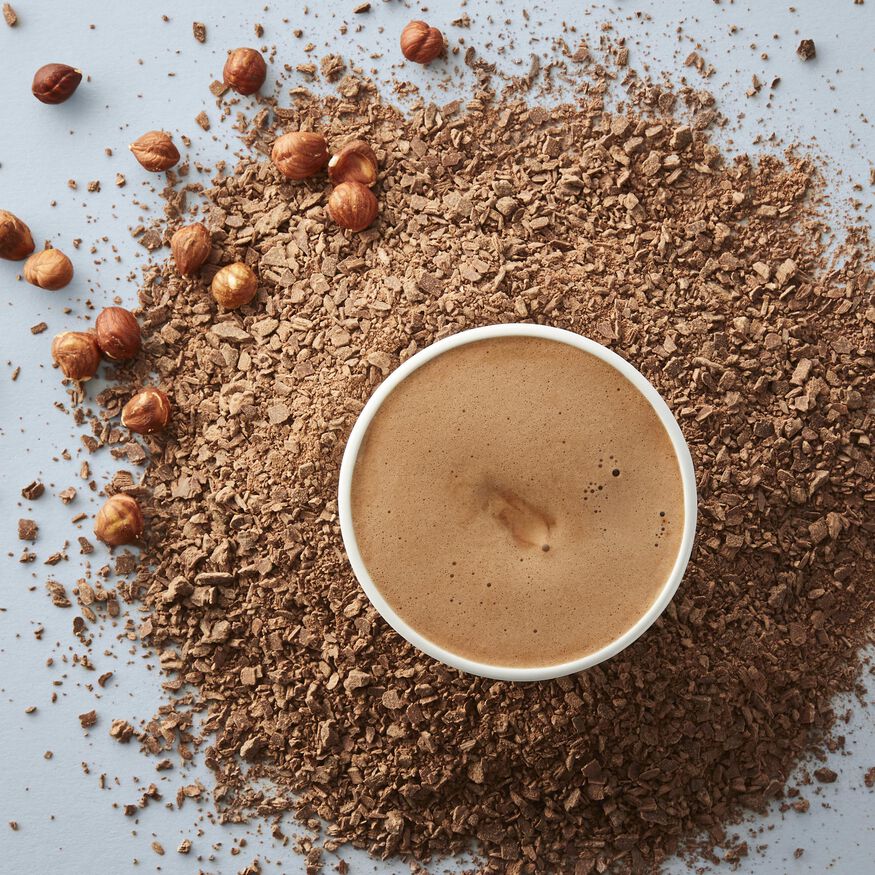 Hazelnut Praline Hot Chocolate Sachets, , hi-res