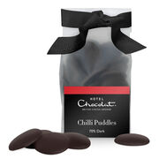 Dark Chocolate Puddles with Chilli, , hi-res