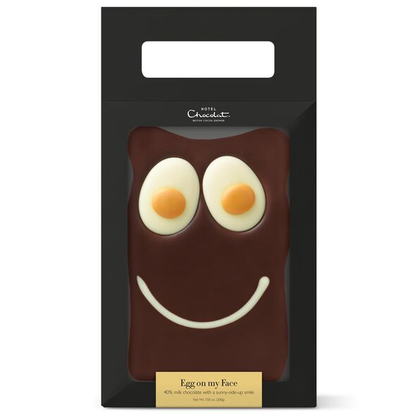 Egg On My Face Chocolate Slab 200g, , hi-res