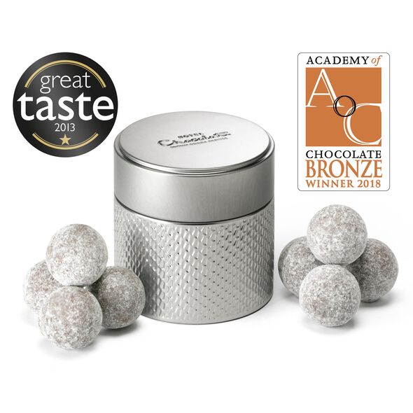 Pink &amp; Classic Champagne Truffles Tin, , hi-res