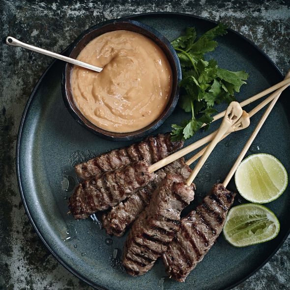Cacao-Spiced Beef Satay, , hi-res