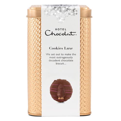 Cookies Luxe Christmas Edition Gift Tin Hotel Chocolat