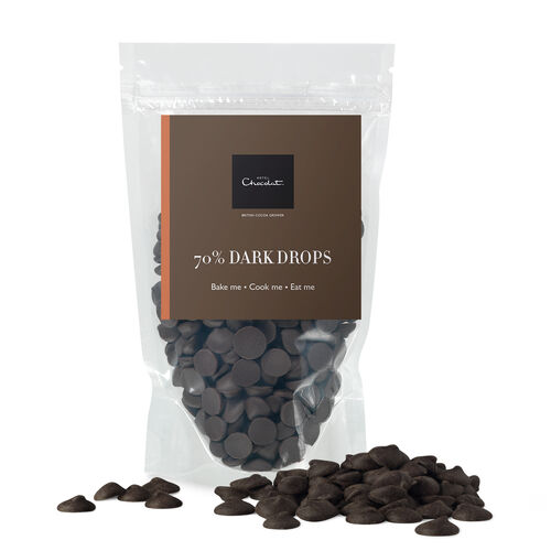 70 Dark Chocolate Drops Baking Chocolate Hotel Chocolat