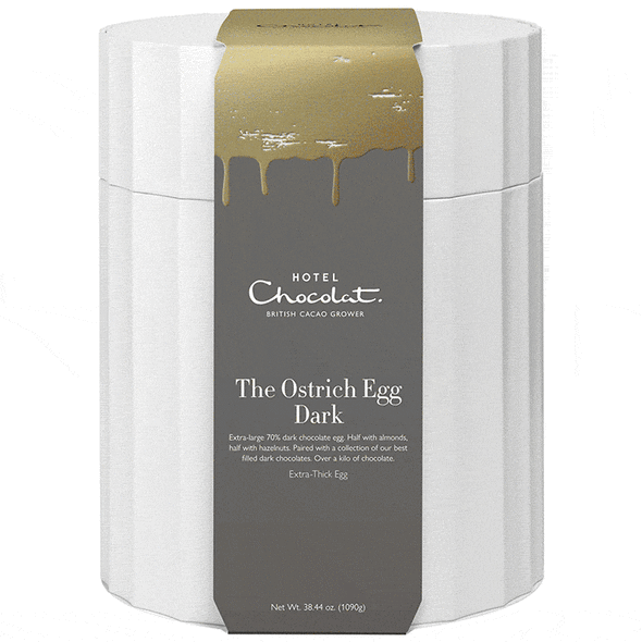 Dark Chocolate Ostrich Easter Egg, , hi-res