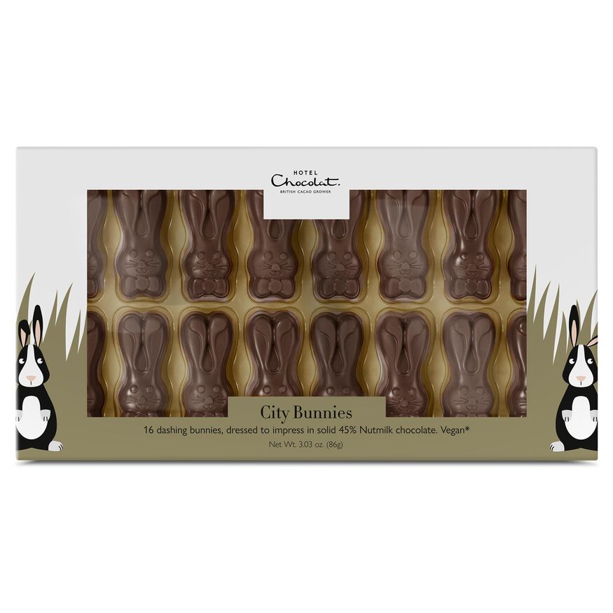 Unbelievably Vegan* Chocolate City Bunnies, , hi-res