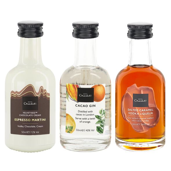 The Cacao Bar Collection | 3 Mini Cacao Alcohols, , hi-res