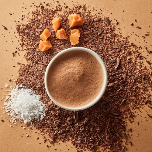 Salted Caramel Hot Chocolate RoseGold Tin Hotel Chocolat