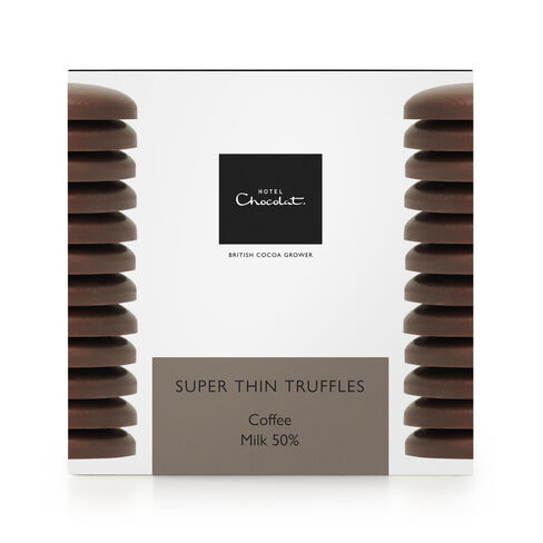 Super Thin Coffee Truffles &ndash; Milk Chocolate, , hi-res