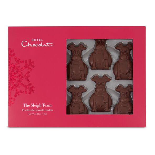 Milk Chocolate Reindeer | Sleigh Team, , hi-res