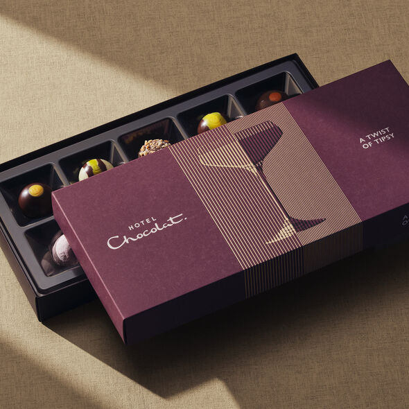 A Twist of Tipsy Chocolate Box 9-Piece, , hi-res
