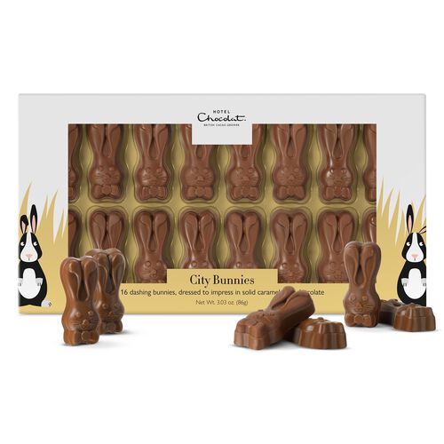 Caramel Chocolate City Easter Bunnies