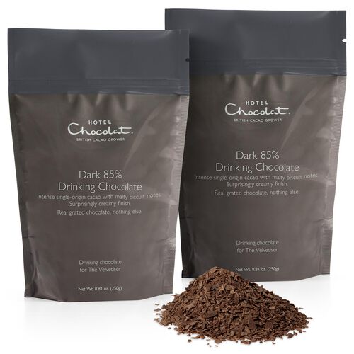 Dark 85% Hot Chocolate Pouches, , hi-res