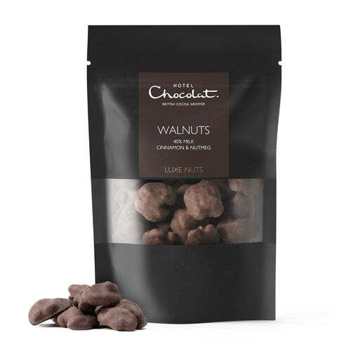 40 Milk Chocolate Covered Walnuts Cinnamon & Nutmeg