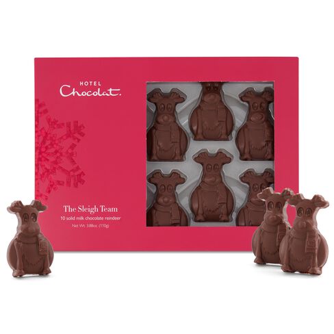 Milk Chocolate Reindeer | Sleigh Team, , hi-res