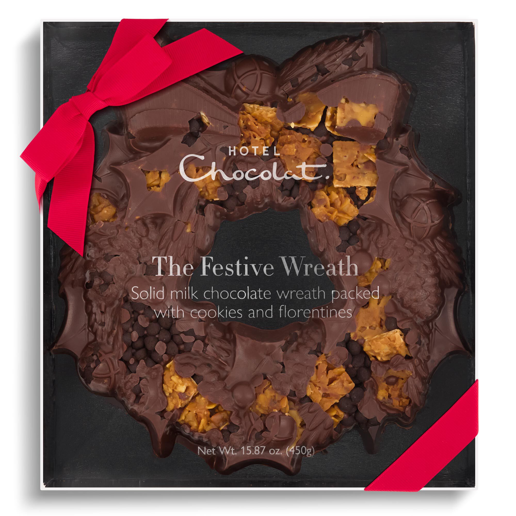 The Large Chocolate Wreath Cookie Hotel Chocolat