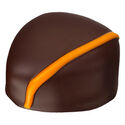 Orange marzipan in dark