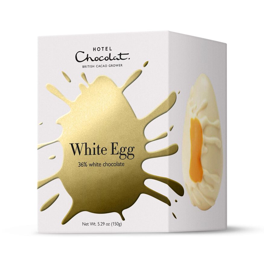 36% White Chocolate Easter Egg 150g, , hi-res