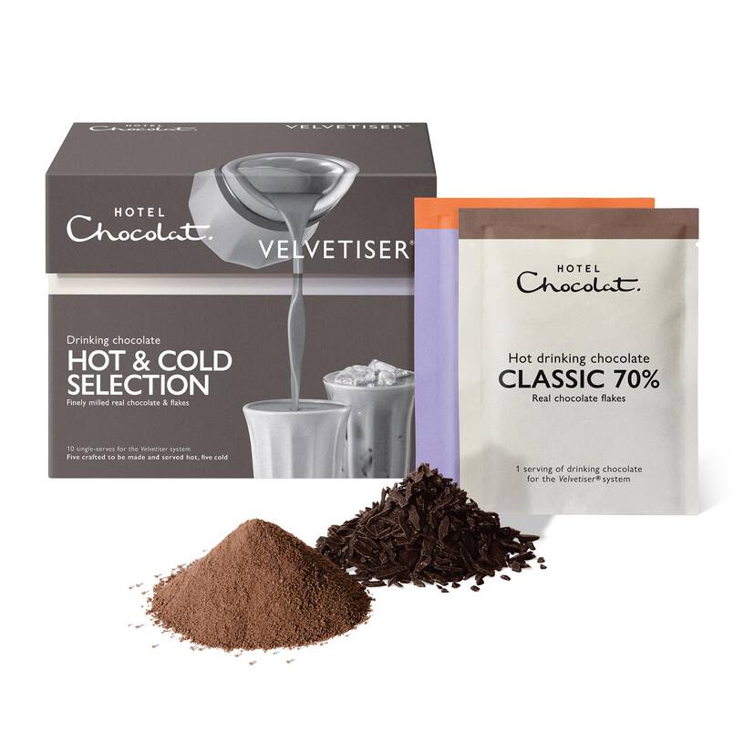 Hot & Iced Drinking Chocolate Selection Box, , hi-res