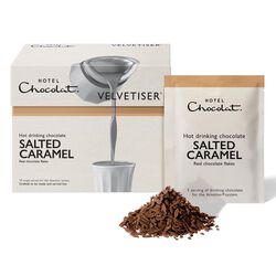 Salted Caramel 50% Hot Chocolate Sachets , , hi-res
