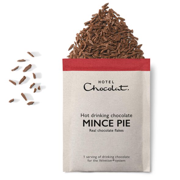 Mince Pie Hot Chocolate Sachets &ndash; Limited Edition, , hi-res