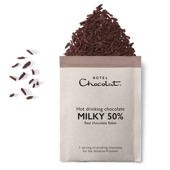 Dark 100% Hot Chocolate Sachets , , hi-res