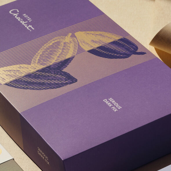 Serious Dark Fix Chocolate Box 58-Piece, , hi-res