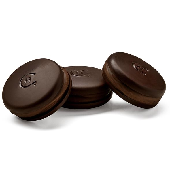 70% Dark Chocolate Macarons, , hi-res