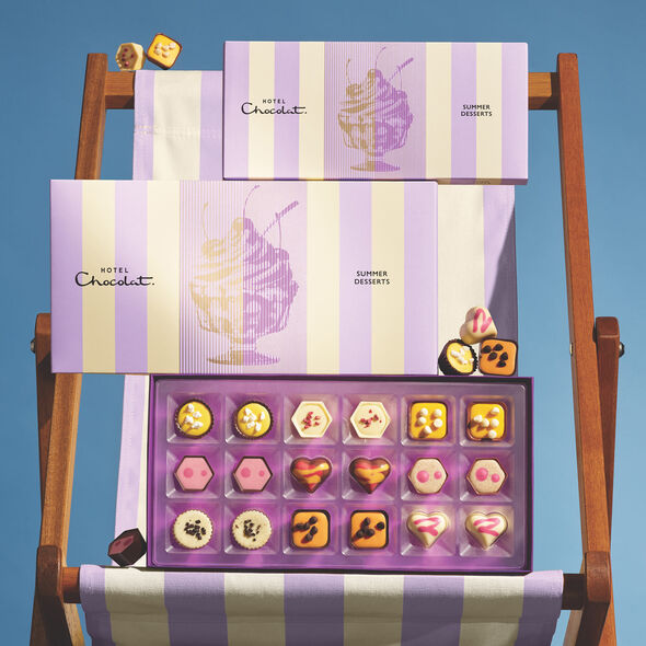 18-Piece Summer Desserts Chocolate Box , , hi-res