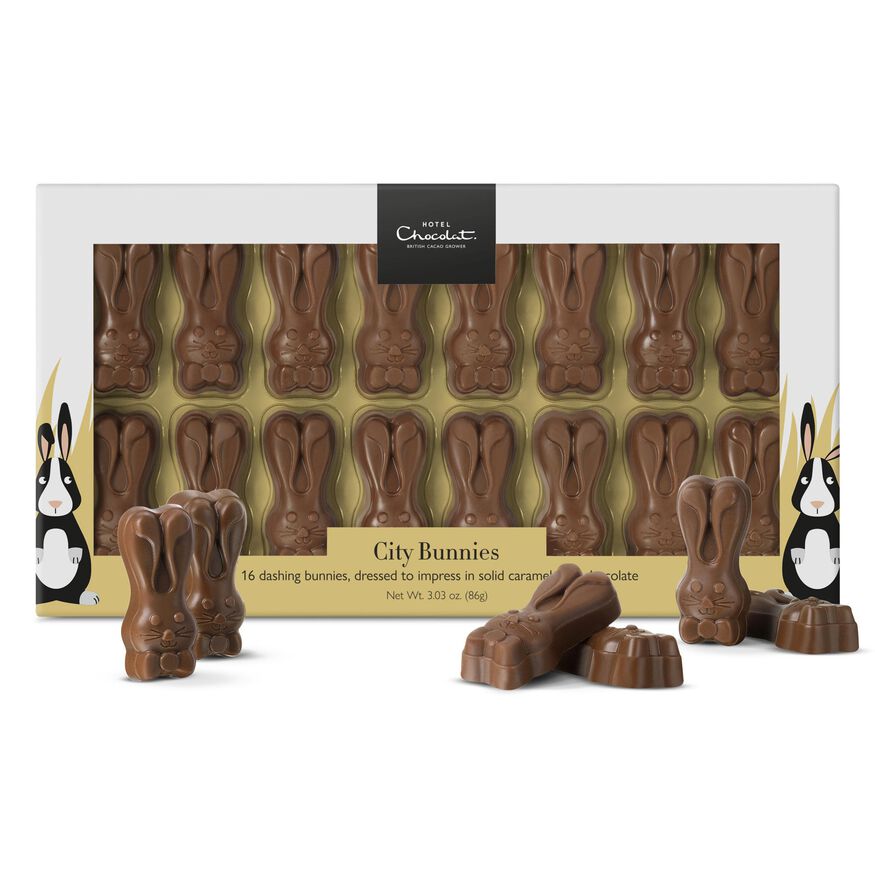 Caramel Chocolate Bunnies Easter Gift Hotel Chocolat