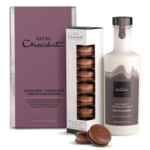 Tipples & Treats: Chocolate Velvetised Cream & Macarons Collection