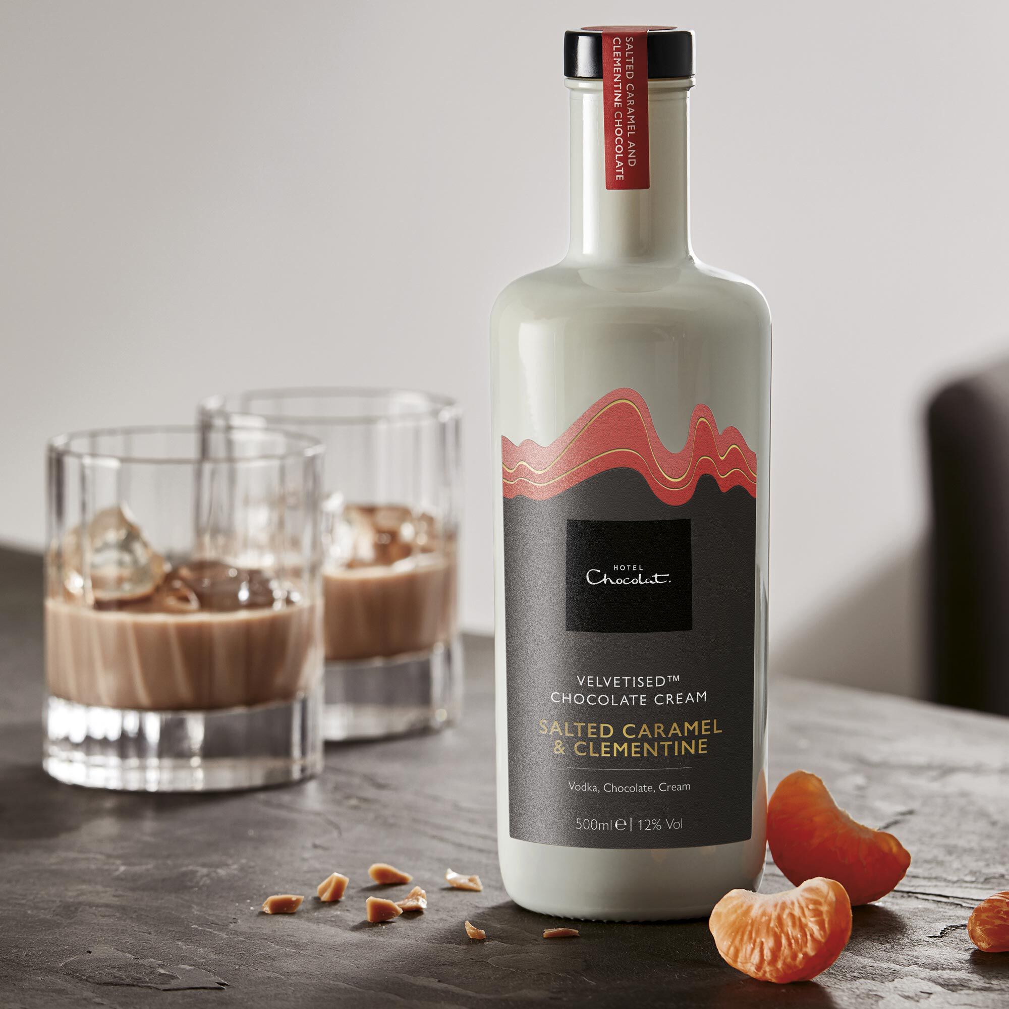 Salted Caramel & Clementine Velvetised Chocolate Cream Hotel Chocolat