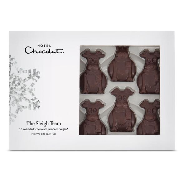 Dark Chocolate Reindeer | Sleigh Team, , hi-res