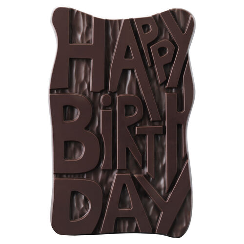Dark Chocolate Birthday Slab, , hi-res