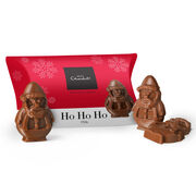 Ho Ho Ho &ndash; Milk Chocolate Santas, , hi-res