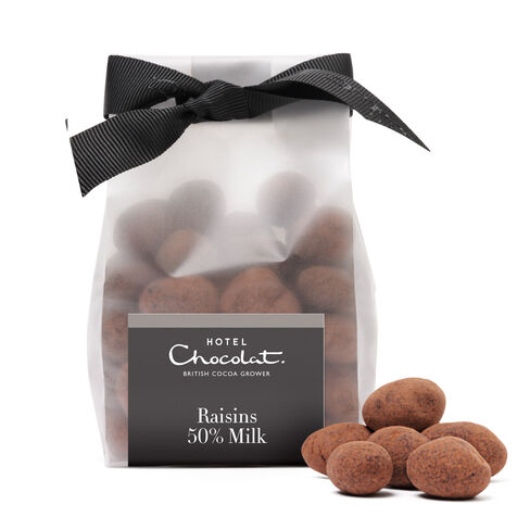50% Milk Chocolate Raisins, , hi-res