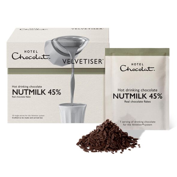Nutmilk 45% Hot Chocolate Sachets , , hi-res