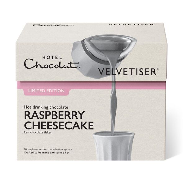 Raspberry Cheesecake Hot Chocolate Sachets &ndash; Limited Edition , , hi-res