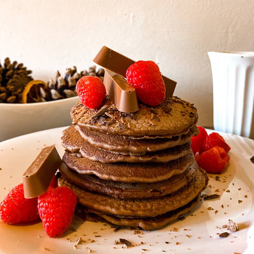 Double Chocolate Pancakes, , hi-res