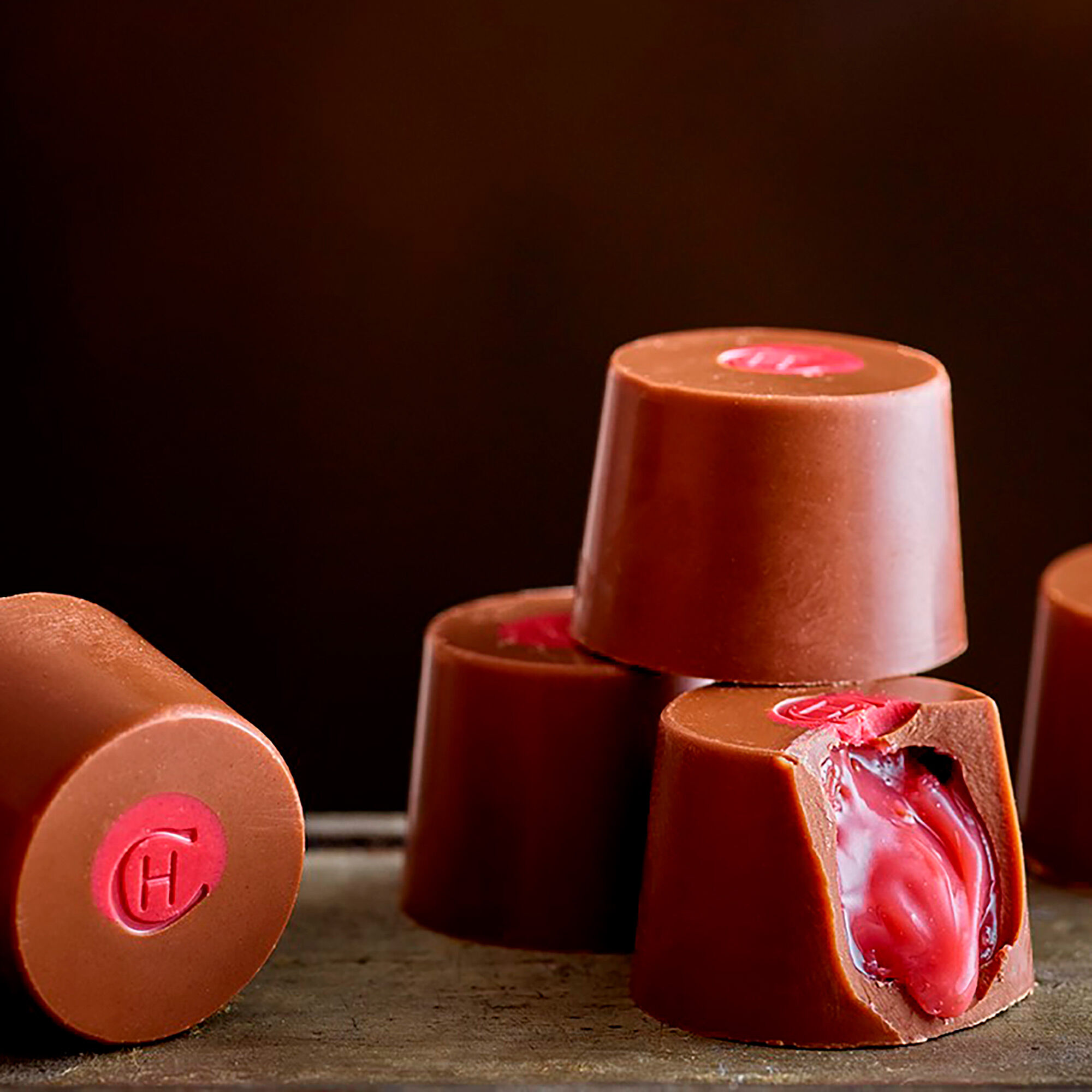 Raspberry Smoothie Chocolate Selector by Hotel Chocolat