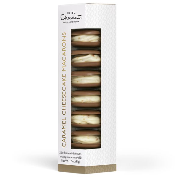 Caramel Cheesecake Macarons, , hi-res